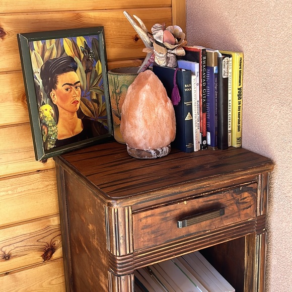 Frida Kahlo Self Portrait 1947- Mexico Creature Amigos 1 Wooden Frame Realism - Picture 3 of 6